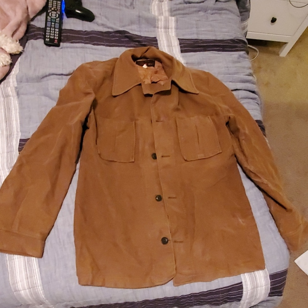Hauge Suede import jacket.